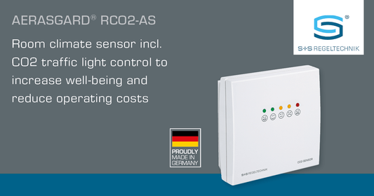 Richtig gute Luft – dank AERASGARD® RCO2-AS Raumklimafühler