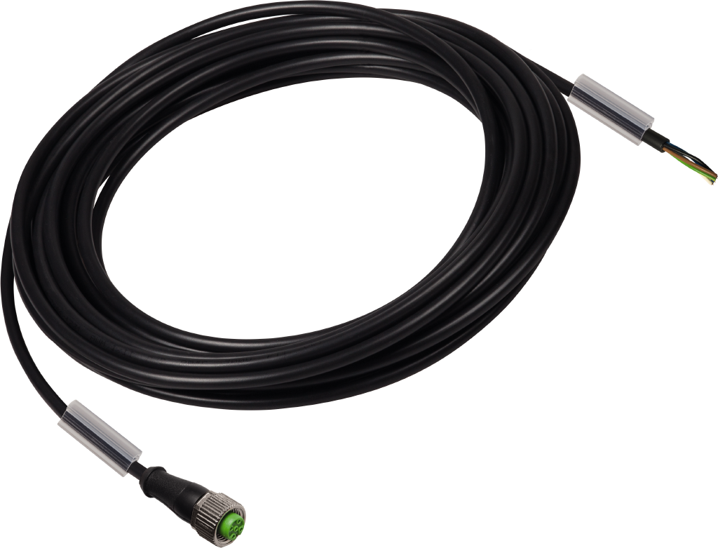 Connection cables AL M12-A12F PVC 10M