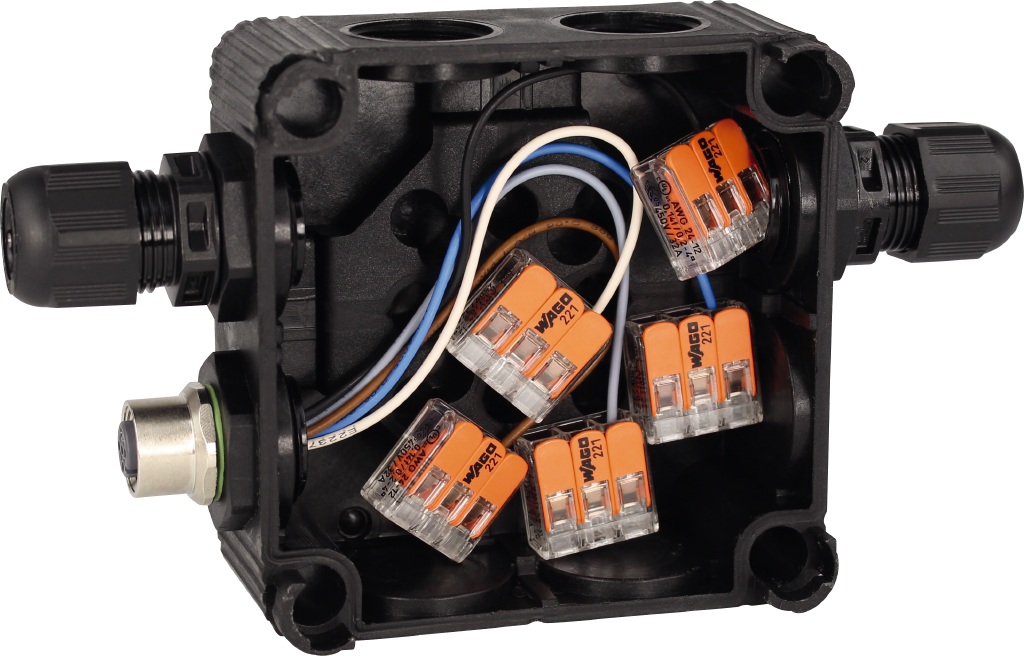 Power IO-Y distributor box